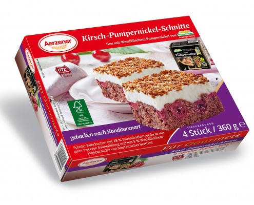Kirsch-Pumpernickel-Schnitte