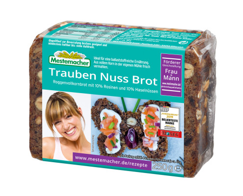 Trauben-Nuss-Brot